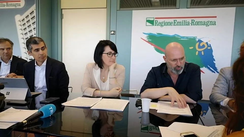 la conferenza stampa a Bologna
