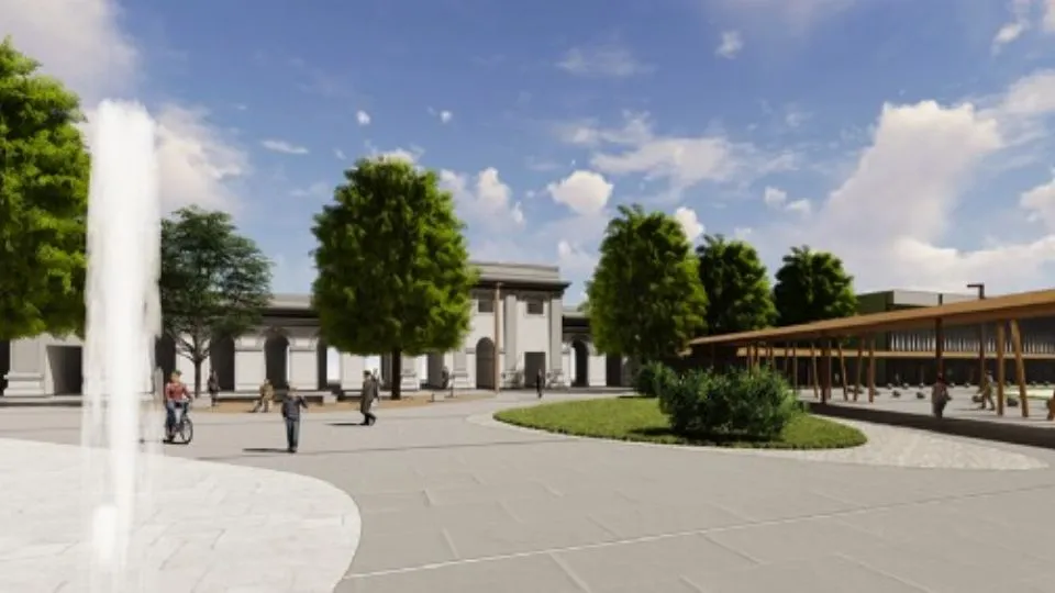 la piazza

