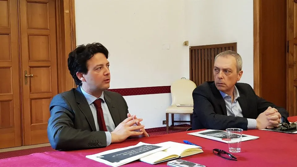 L’assessore Morolli e il dirigente Stefanini
