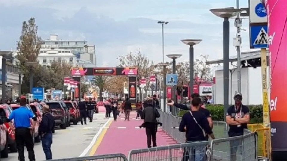 la zona di partenza
