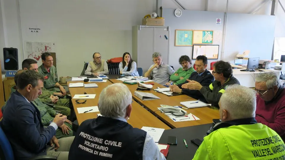 incontro di Protezione Civile a Santarcangelo
