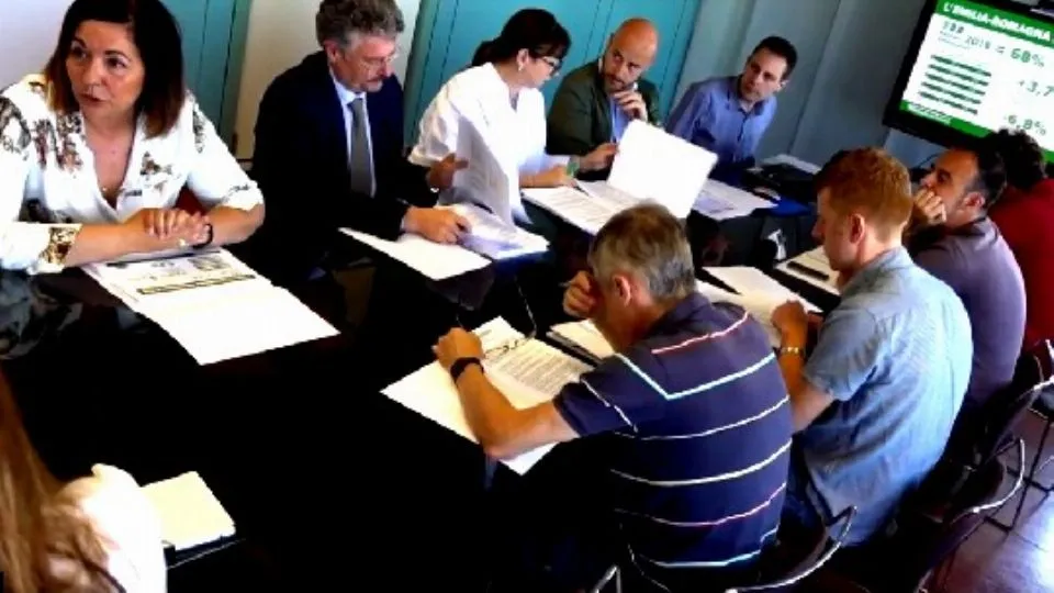 la conferenza stampa a Bologna