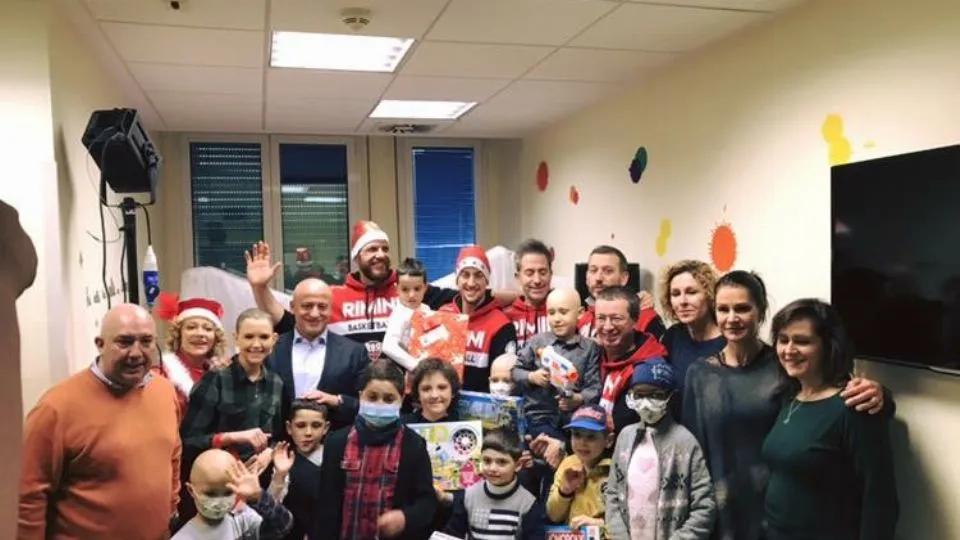 RBR in visita al reparto di Oncoematologia Pediatrica di Rimini