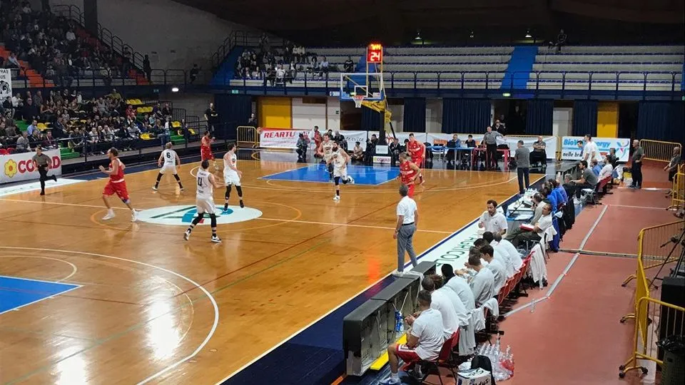 Un momento del match di Cesena