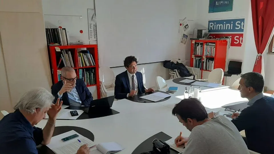 la conferenza stampa in comune