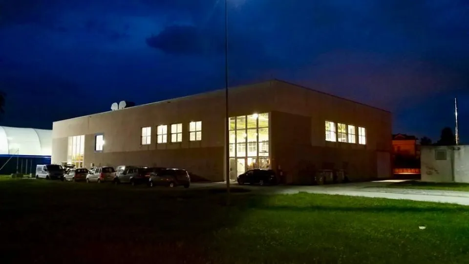 Il palasport Rossini di Misano
