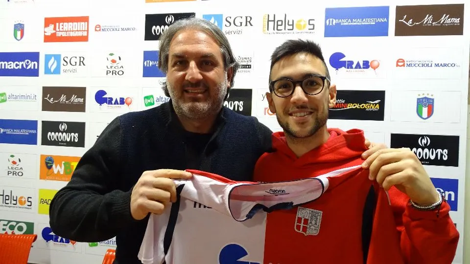 Antonio Palma insieme al DS Pietro