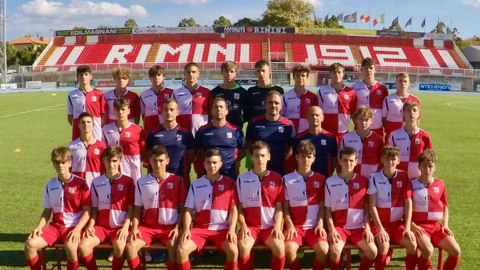 La squadra Under 17 del Rimini FC