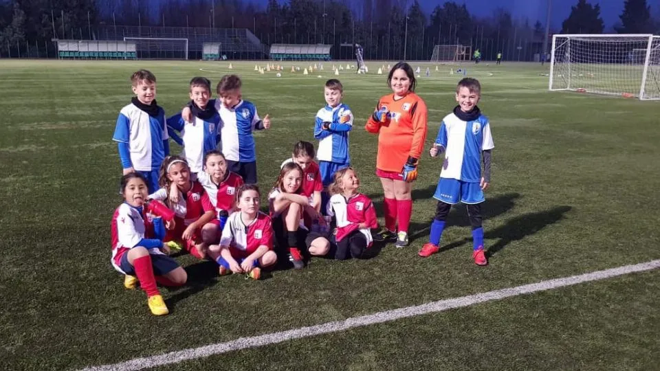 Le giovani di Rimini FC e Academy Bellaria
