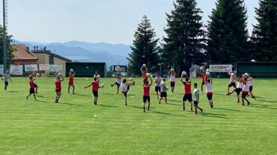 Un allenamento a Sant’Agata Feltria
