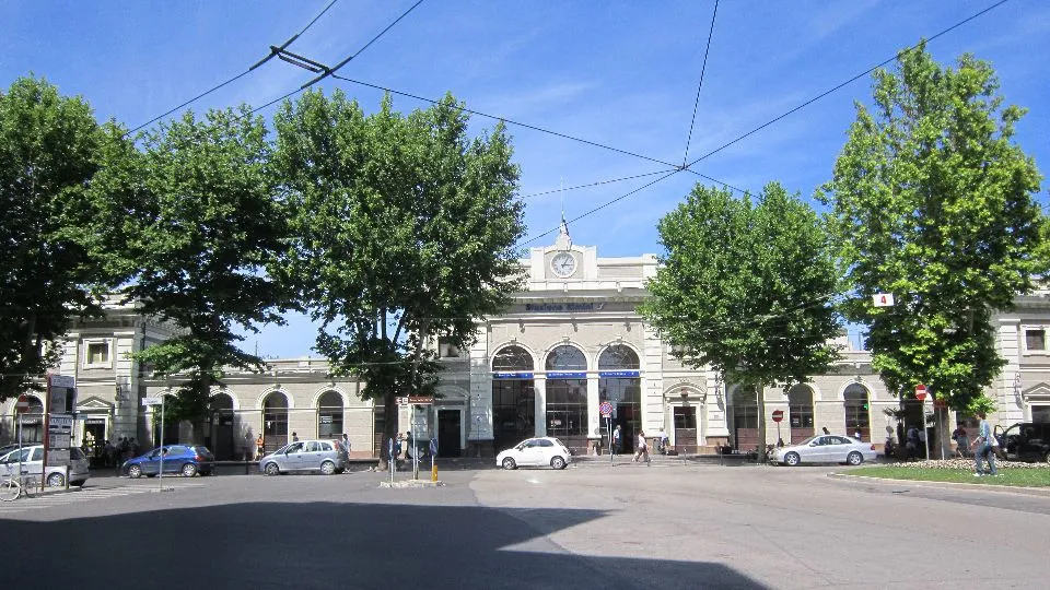 la stazione di Rimini