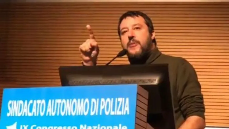 Salvini al congresso SAP