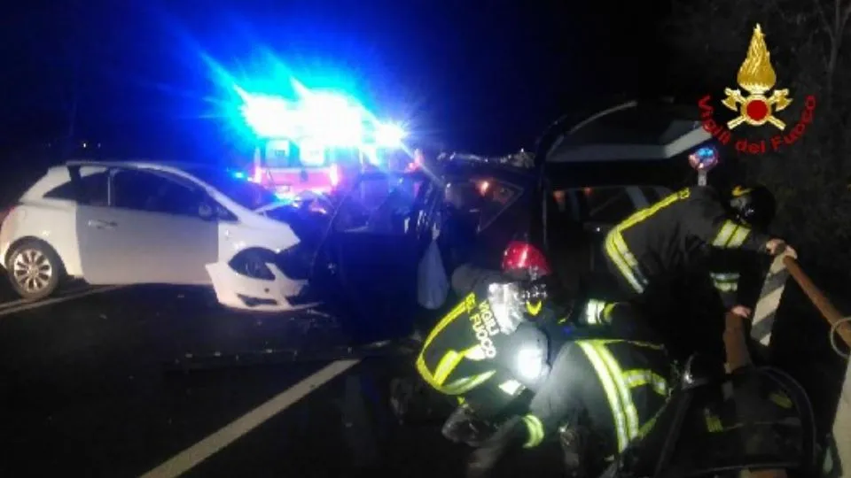 l’intervento dei Vigili del Fuoco
