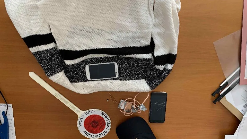 il kit sequestrato al furbetto