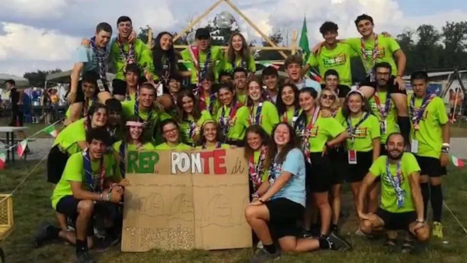 Il reparto Ponte di Tiberio al Jamboree 2019
