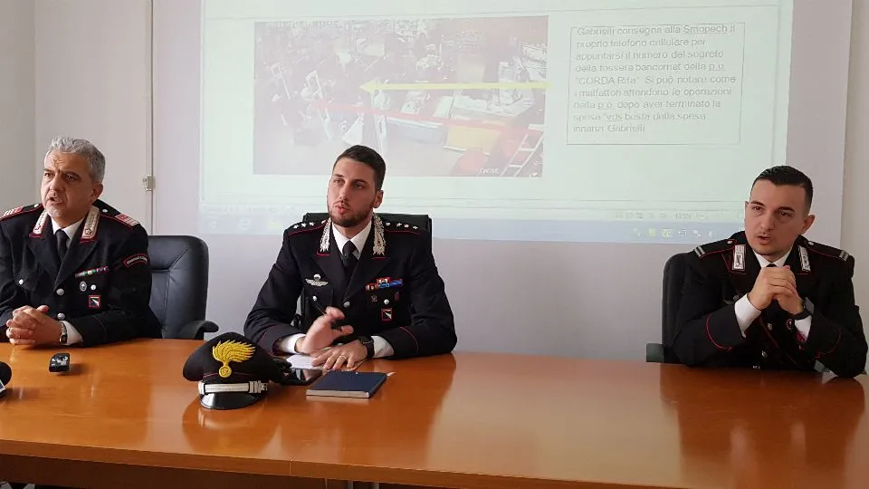 la conferenza dei carabinieri di Riccione

