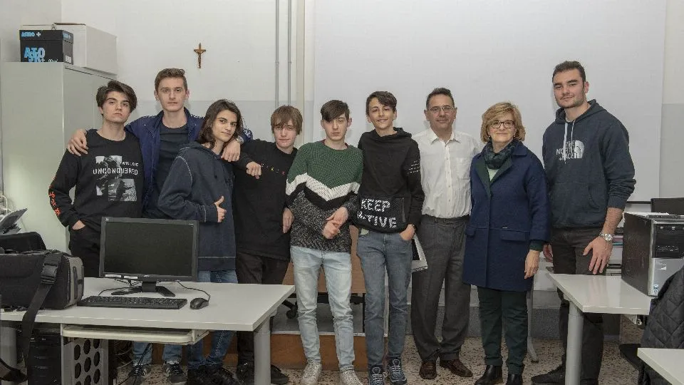 Gli studenti e i professori del Valturio coinvolti nel progetto