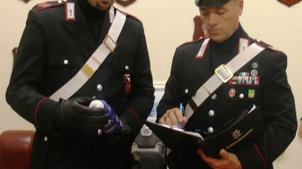 La droga sequestrata dai carabinieri
