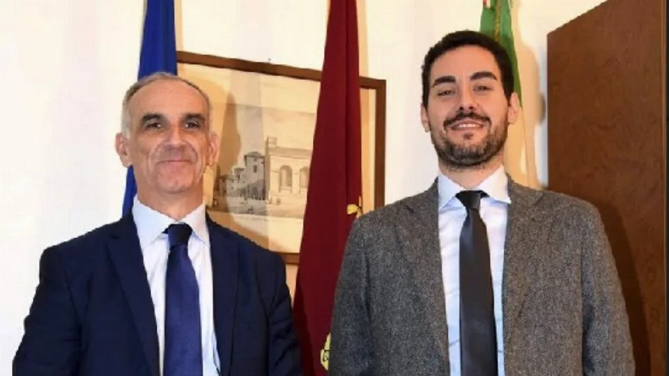 Il Questore De Cicco e il capo della Mobile Falso
