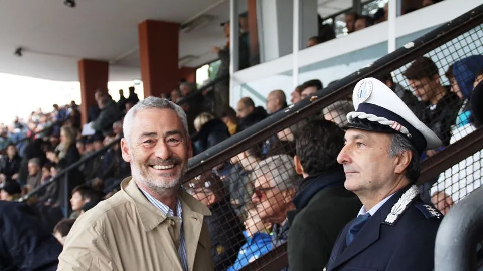 Il sindaco Mariano Gennari al “Calbi” per gli azzurrini