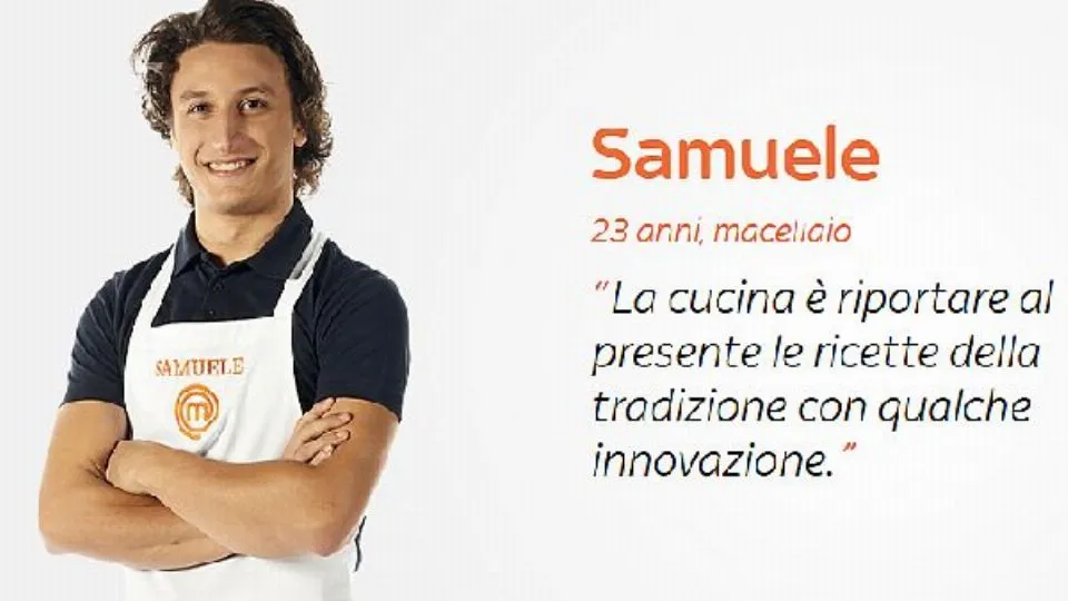 Samuele Cesarini tra i 20 cuochi di Masterchef