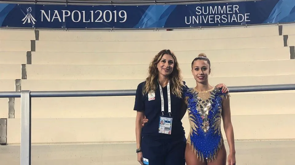 Lucia Castiglioni alle Universiadi di Napoli