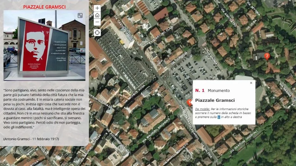 la mappa virtuale