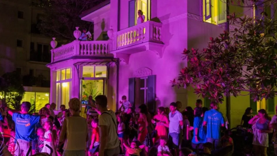 l’esterno di villa Franceschi