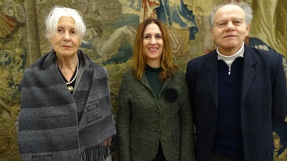 Isa Valbonesi, Gloria Lisi e Guido Zangheri il giorno della presentazione del progetto
