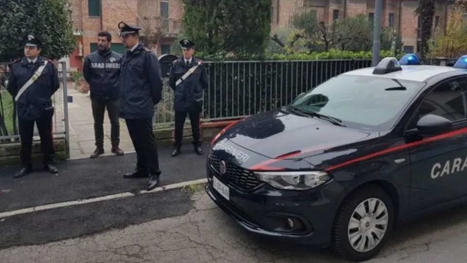 I carabinieri il giorno del blitz a Villa Franca