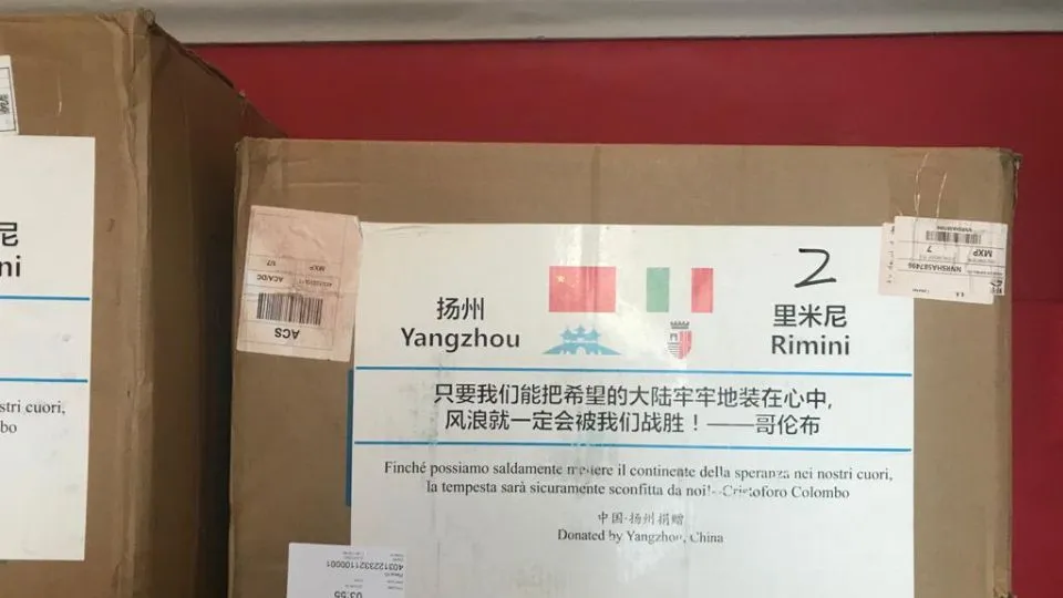 le mascherine arrivate
