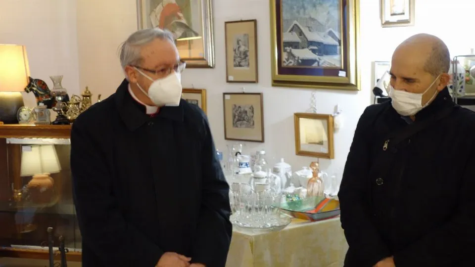 casa di Natale il giorno dell’inaugurazione