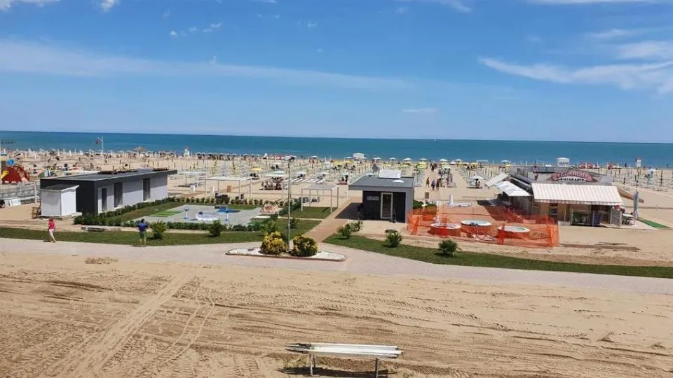 lo stabilimento Le Fontane a Miramare