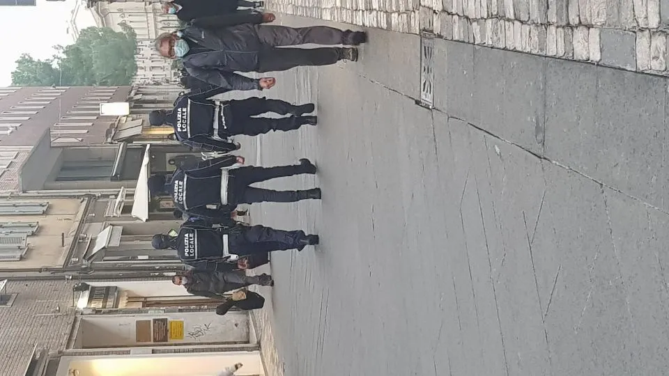 i controlli della polizia Locale in centro a Rimini