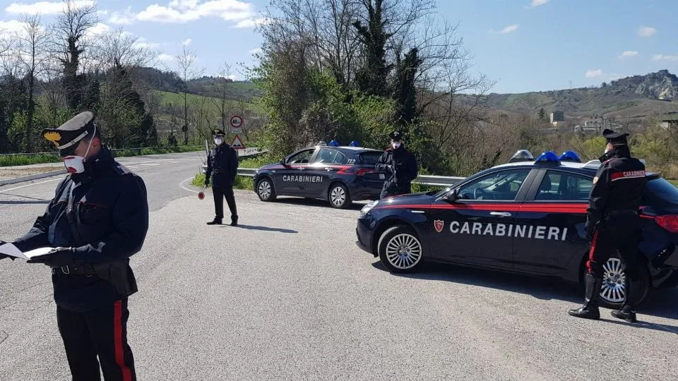 I controlli dei carabinieri in Valmarecchia
