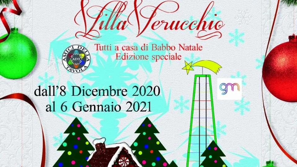 la locandina natalizia del Comune di Verucchio
