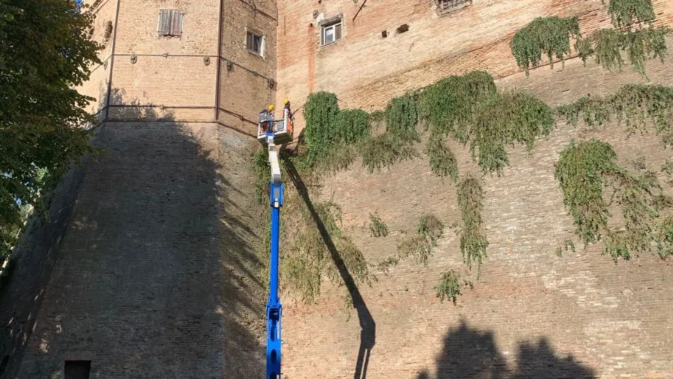lintervento in corso
