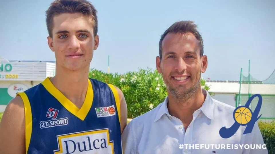 Alessandro Scarponi e coach Gabriele Ceccarelli
