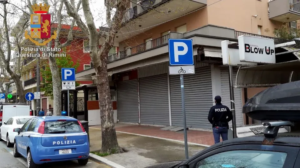 il negozio multato
