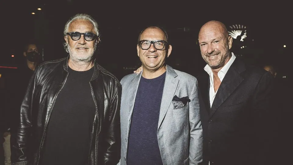 gli imprenditori con Briatore