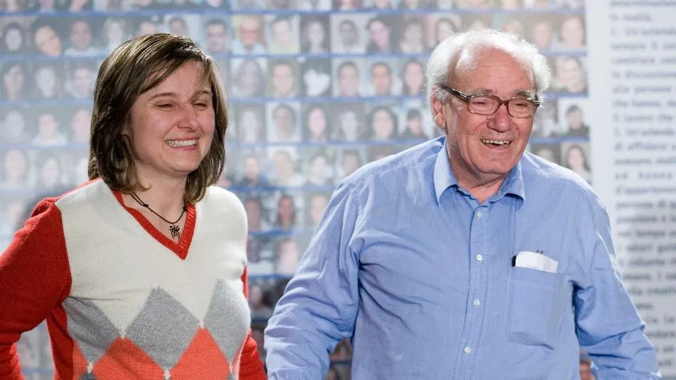 Emma Tadei insieme al padre, il compianto Vittorio