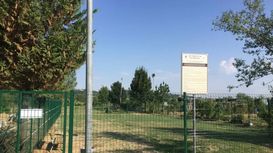 l’area di sgambamento
