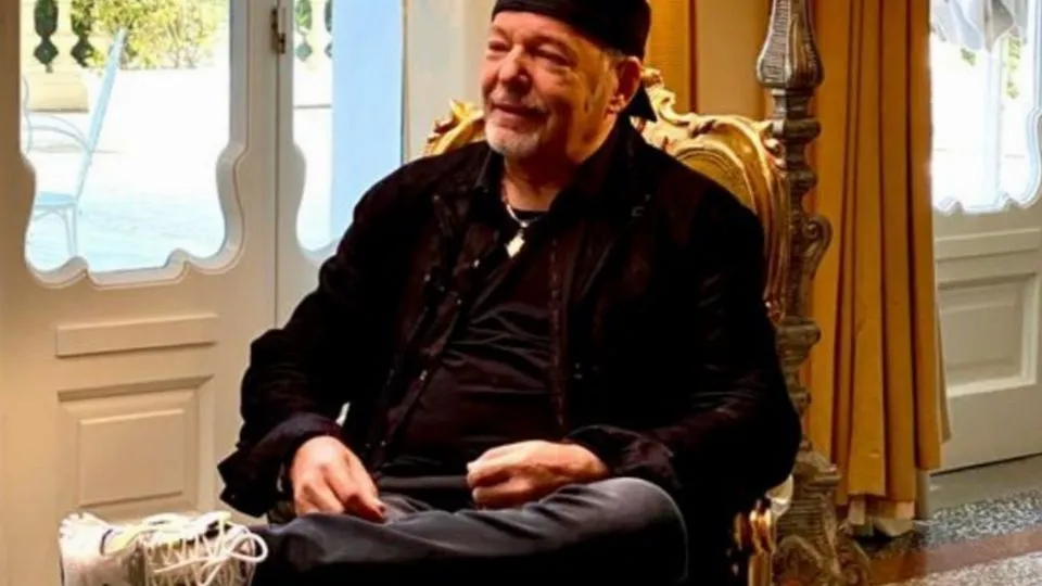 Vasco durante l’intervista Rai al Grand Hotel
