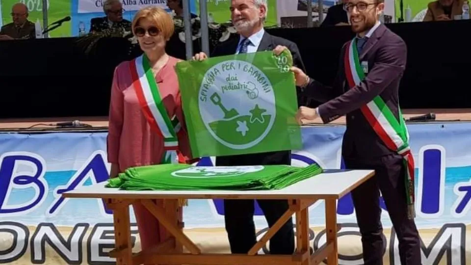 la consegna della Bandiera Verde