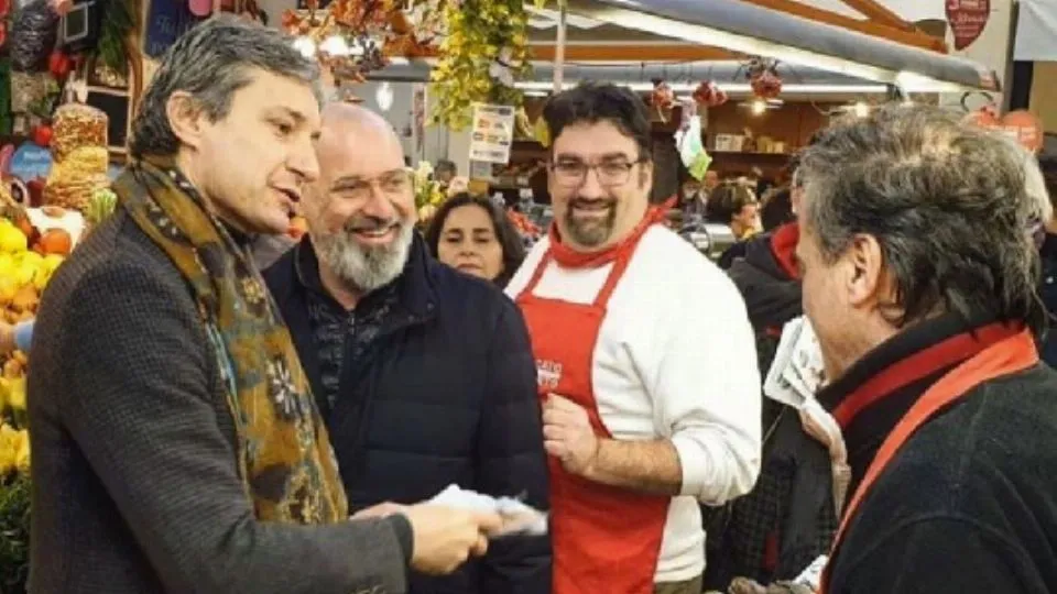 Bonaccini e Gnassi al Mercato Coperto