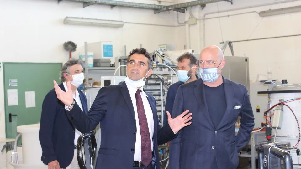 Bonaccini visita la Newster a Cerasolo