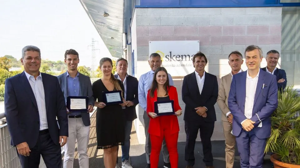 XII ° Premio “Cultura d’Impresa” dello studio SKEMA di Rimini,  promossa da UNI. Rimini Spa e Campus di Rimini dell’Università di Bologna, Rimini 14 Settembre 2020 – assegnate le tre Borse di Studio a Enrico Pompignoli, Svetlana Romaschchenko e A