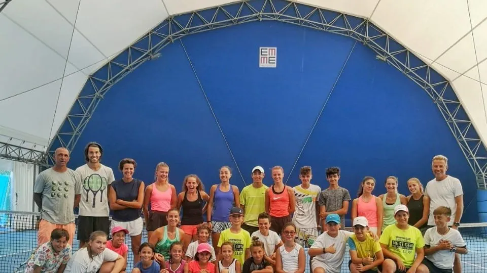 Paula Ormaechea con la scuola del Ct Cicconetti
