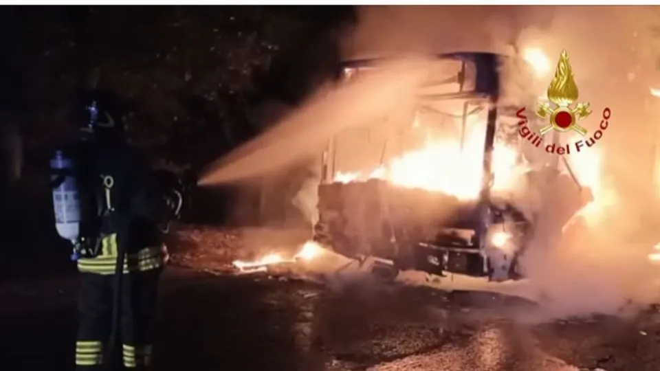l’intervento dei vigili del fuoco