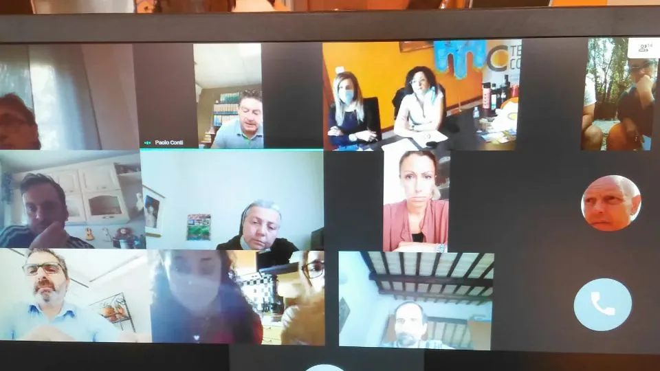 il video incontro con le associazioni